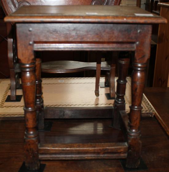 Oak joynt stool